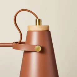 20" Metal Task Lamp With USB Port Terracotta Brown (Includes LED Light Bulb) - Hearth & Hand™ With Magnolia 6 20" Metal Task Lamp With USB Port Terracotta Brown (Includes LED Light Bulb) - Hearth & Hand™ With Magnolia -Dream house GUEST 0119d441 dfda 41a0 98f0 523a37861806