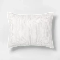 Microstripe Pillow Sham Cream/Gray - Hearth & Hand™ With Magnolia 6 Microstripe Pillow Sham Cream/Gray - Hearth & Hand™ With Magnolia -Dream house GUEST 0411dbda 7209 43ed bfdf 242b502448e9