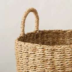 Large Twisted Seagrass Storage Basket - Hearth & Hand™ With Magnolia -Dream house GUEST 13ac1fab 4281 45dc 8aa0 433581076183