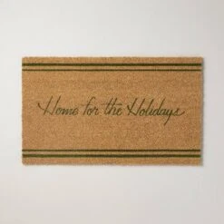 Home For The Holidays Coir Christmas Doormat Tan/Evergreen - Hearth & Hand™ With Magnolia 6 Home For The Holidays Coir Christmas Doormat Tan/Evergreen - Hearth & Hand™ With Magnolia -Dream house GUEST 13b31cfc 46c8 48a4 aa5b b1d7b81bcdb7