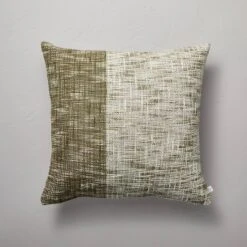 18"x18" Vertical Color Block Square Throw Pillow - Hearth & Hand™ With Magnolia -Dream house GUEST 16ced70f fa14 47c7 bf20 e0d0c763d32d