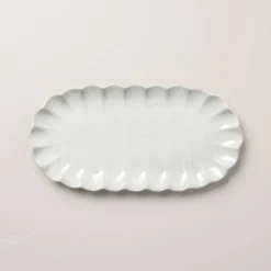 Scallop Stoneware Serving Tray Cream - Hearth & Hand™ With Magnolia -Dream house GUEST 2160a077 ec2f 4eca be8f 2b2c230cdeae