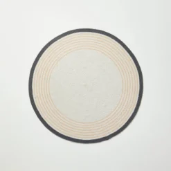 Round Border Stripe Braided Area Rug Neutral - Hearth & Hand™ With Magnolia -Dream house GUEST 23efbf88 d6a6 44d4 a17e 2a0c02a67837