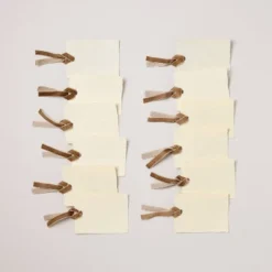 Place Setting Cards With Brown Velvet Ribbon 12ct - Hearth & Hand™ With Magnolia -Dream house GUEST 30cb2a95 c9b6 4860 873d 4713fbe652a6