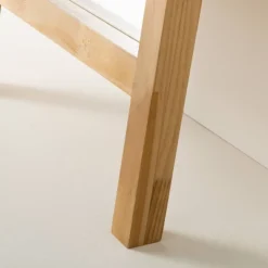 71" Standing Wood Framed Mirror Natural - Hearth & Hand™ With Magnolia -Dream house GUEST 35db195e 7987 4933 82c1 b2b22975adb3