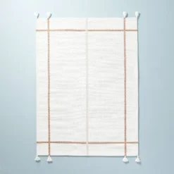 Bold Cross Stripes Tassel Rug Cream/Tan - Hearth & Hand™ With Magnolia 13 Bold Cross Stripes Tassel Rug Cream/Tan - Hearth & Hand™ With Magnolia -Dream house GUEST 3630ef84 b701 4a81 b546 9f6450d0c0e1