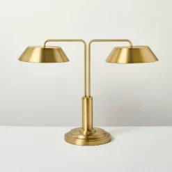 Brass Double-Shaded Table Lamp - Hearth & Hand™ With Magnolia