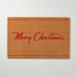 Merry Christmas Coir Doormat Tan/Red - Hearth & Hand™ With Magnolia 7 Merry Christmas Coir Doormat Tan/Red - Hearth & Hand™ With Magnolia -Dream house GUEST 3ca3c7c7 9ffa 460b b138 242b7efb3d97