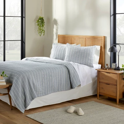 Alternating Stripe Matelassé Coverlet - Hearth & Hand™ With Magnolia 3 Alternating Stripe Matelassé Coverlet - Hearth & Hand™ With Magnolia - Image 3