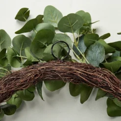 24" Faux Seeded Eucalyptus Wreath - Hearth & Hand™ With Magnolia -Dream house GUEST 3d7ecc78 94d6 48fc 863e 0b71f2a7dee9