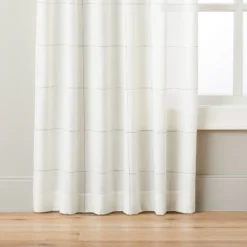 Subtle Grid Lines Curtain Panel - Hearth & Hand™ With Magnolia -Dream house GUEST 434f8af3 b4f6 485d a2cf 918d102873e5