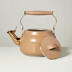 Teapot With Copper Accents Tan - Hearth & Hand™ With Magnolia -Dream house GUEST 443c626c cf03 43c0 9c03 a869118ad9cb