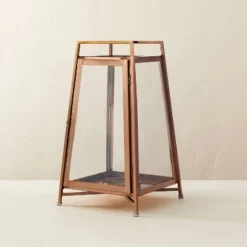 Raised Metal & Glass Pillar Candle Lantern Copper - Hearth & Hand™ With Magnolia 10 Raised Metal & Glass Pillar Candle Lantern Copper - Hearth & Hand™ With Magnolia -Dream house GUEST 490e8e09 35cf 4e94 b0b0 f71515cd4467