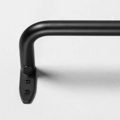 French Return Curtain Rod Matte Black - Hearth & Hand™ With Magnolia -Dream house GUEST 5987b0dc 45b5 499b b3b8 5ff71a48bb8d