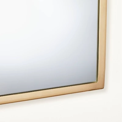 Arched 8" X 16" Metal Frame Wall Mirror Brass Finish - Hearth & Hand™ With Magnolia 3 Arched 8" X 16" Metal Frame Wall Mirror Brass Finish - Hearth & Hand™ With Magnolia - Image 3