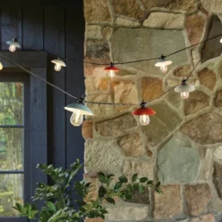 10ct LED Wired Indoor/Outdoor Shade String Lights - Hearth & Hand™ With Magnolia