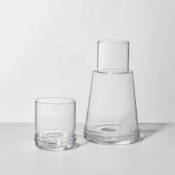 23.5oz Glass Carafe Set - Hearth & Hand™ With Magnolia: Dishwasher-Safe -Dream house GUEST 7d0b0cb5 1b42 48a3 97ea 7e6e59baee61