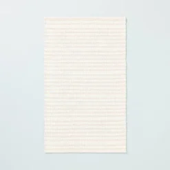 Textured Stripe Indoor/Outdoor Woven Area Rug Beige/Cream - Hearth & Hand™ With Magnolia -Dream house GUEST 81adbddd c71c 4ad6 a930 83f20b4a4740