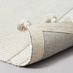 Texture Border Stripe Rug Cream/Silver Gray - Hearth & Hand™ With Magnolia -Dream house GUEST 94669fa7 9809 4e40 99dd 993073cf36dc