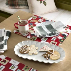Scallop Stoneware Serving Tray Cream - Hearth & Hand™ With Magnolia