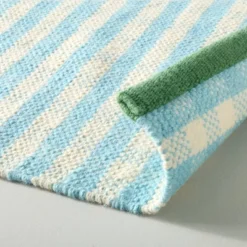 30"x50" Gingham Check Indoor/Outdoor Handmade Accent Rug - Hearth & Hand™ With Magnolia -Dream house GUEST 956e26a1 61f8 46c3 9295 05d721bb98ed