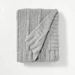 Chunky Textured Knit Throw Blanket - Hearth & Hand™ With Magnolia -Dream house GUEST 967ad06b d7d1 4d74 abd1 aecc023f20eb