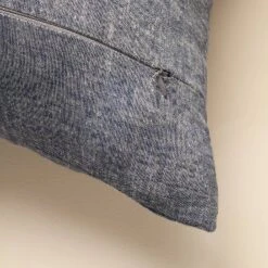 26"x26" Linen Blend Decorative Euro Throw Pillow Blue - Hearth & Hand™ With Magnolia -Dream house GUEST 9753cb57 8380 4a70 816f 2ced07cf3c51