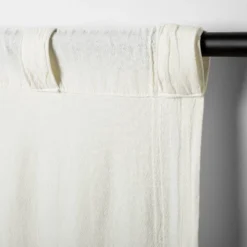 Tonal Texture Curtain Panel Sour Cream - Hearth & Hand™ With Magnolia -Dream house GUEST a3759400 9398 4b46 97a0 2fba23657e88