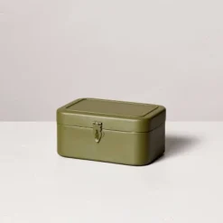 Decorative Metal Storage Box Green - Hearth & Hand™ With Magnolia -Dream house GUEST a8afceba 0ae7 4309 ba71 a0e1832484a9