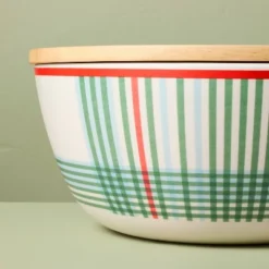 4pc Summer Plaid Melamine Serving Bowl And Utensil Set - Hearth & Hand™ With Magnolia -Dream house GUEST aae95d71 418a 4fca b133 675c53258650