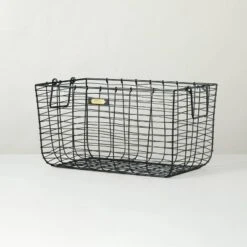 Wire Storage Basket Black - Hearth & Hand With Magnolia -Dream house GUEST b22a1734 78e8 485f ac33 f45b9366683c