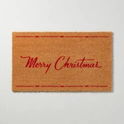 Merry Christmas Coir Doormat Tan/Red - Hearth & Hand™ With Magnolia 6 Merry Christmas Coir Doormat Tan/Red - Hearth & Hand™ With Magnolia -Dream house GUEST cff9aae3 34b2 4a2b 937a 28c875ecea82