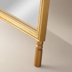 Arched 28"x70" Wood Framed Leaner Mirror Brass - Hearth & Hand™ With Magnolia -Dream house GUEST d11368bb 5f34 4961 b778 f5a096b3fbae