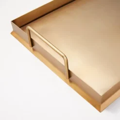 Beveled 12" X 16" Metal Decor Tray Brass Finish - Hearth & Hand™ With Magnolia -Dream house GUEST d65f60f1 7931 46c6 9fde 1ee80041ecb1