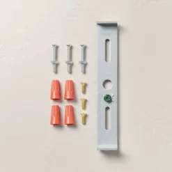 Fabric Shade Semi-Flush Mount Ceiling Light Brass/Oatmeal - Hearth & Hand™ With Magnolia: Modern Iron Body, ETL Listed -Dream house GUEST e34b9fd4 63fb 4f23 a1d1 10e37f98337f