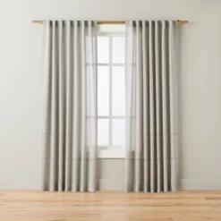 Lace Insert Sheer Curtain Panel - Hearth & Hand™ With Magnolia -Dream house GUEST e88640d0 85a5 44e2 a3cc c3a3935d2f44