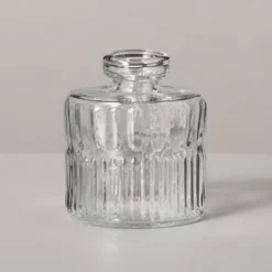 Ribbed Clear Glass Bud Vase - Hearth & Hand™ With Magnolia -Dream house GUEST e982acbd e5d8 4e5c 91ef 3f47a5268ba4