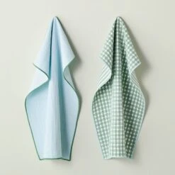 2ct Textured Kitchen Towels - Hearth & Hand™ With Magnolia -Dream house GUEST f8ff99be c9b6 4f18 aa43 6d0cdb4d94c7